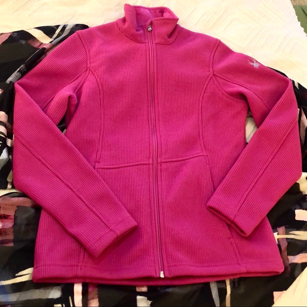 ๐ NWOT Spyder Women's Endure Full Zip Jacket Pink - Picture 1 of 6